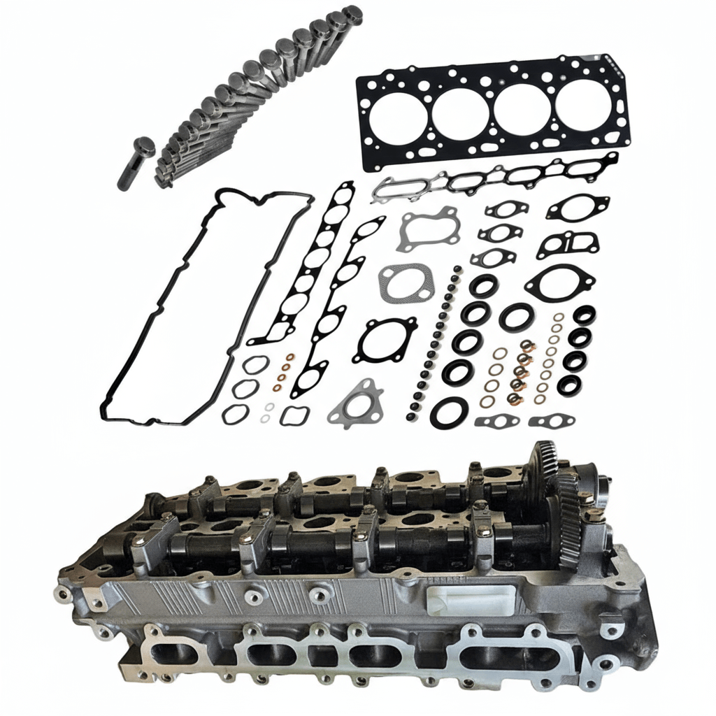 4D56Di-T Cylinder Head side view - Mitsubishi Triton Challenger