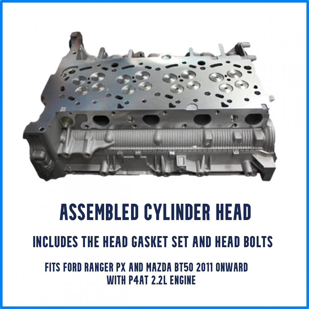 Ford Ranger P4AT Complete Cylinder Head - New Cylinder Heads