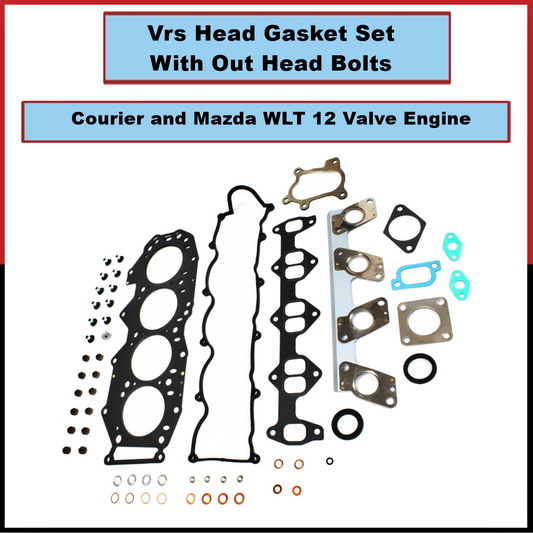 Ford Courier WLT Head Gasket Set - New Cylinder Heads