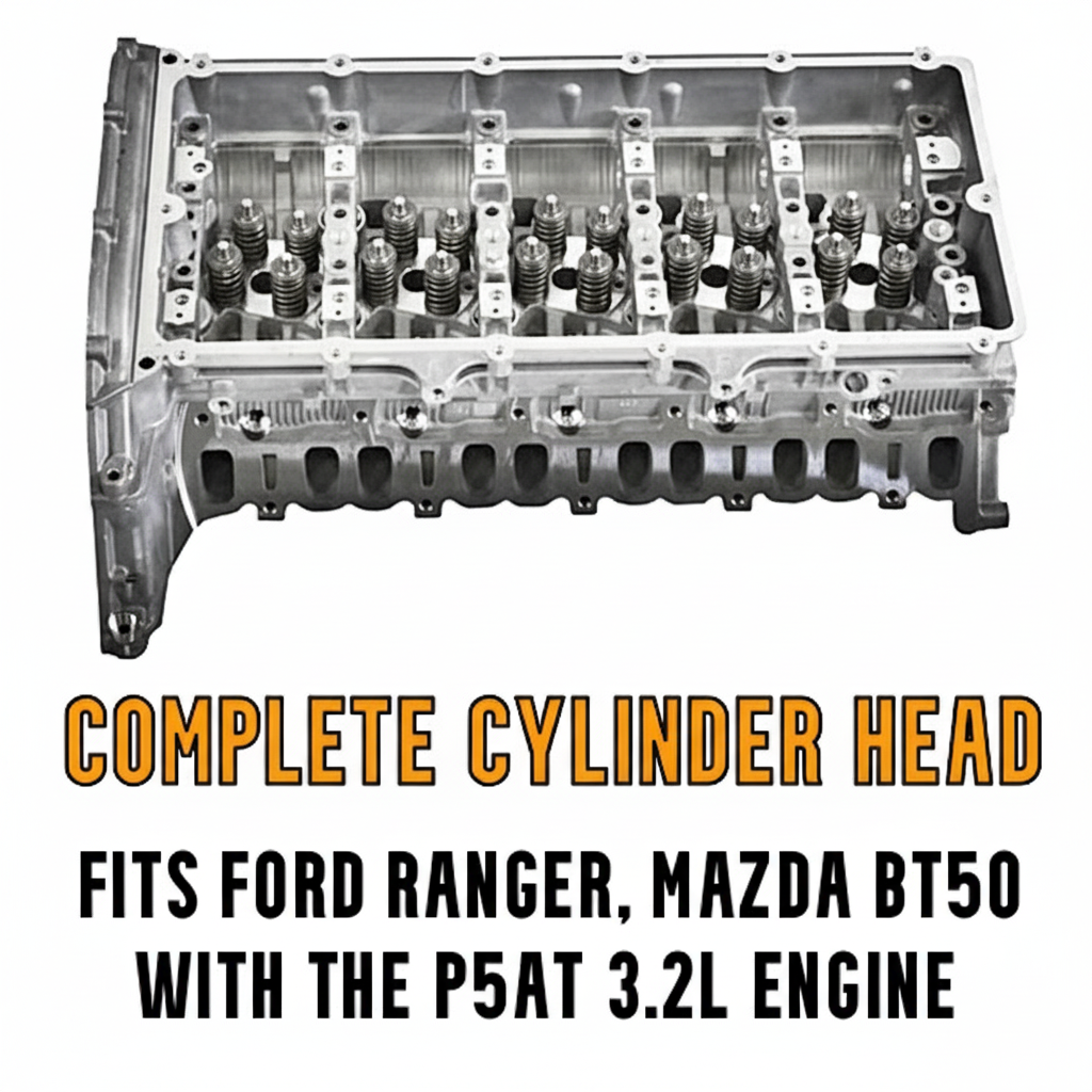 Ford Ranger PX P5AT Assembled Cylinder Head With Text