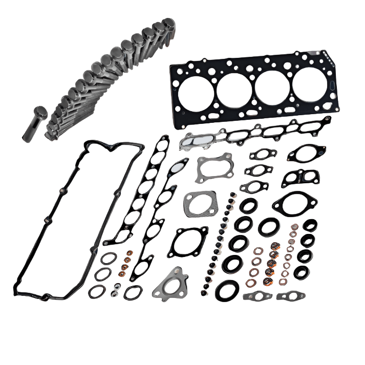 Mitsubishi 4D56U head gasket set with bolts