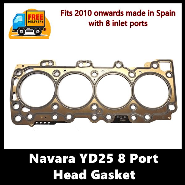 Navara YD25 Complete Cylinder Head Eight Port - New Cylinder Heads