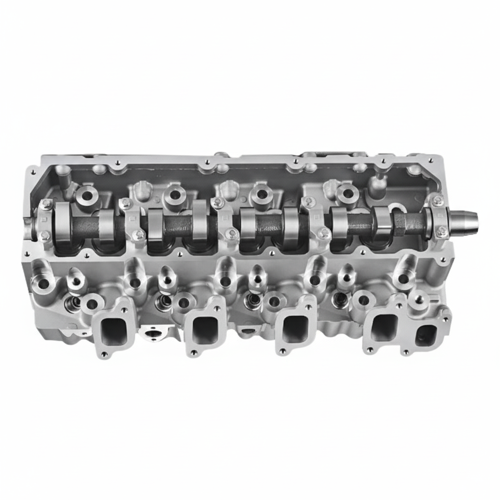 Hilux Prado 1KZ-TE  Complete Cylinder Head Side View