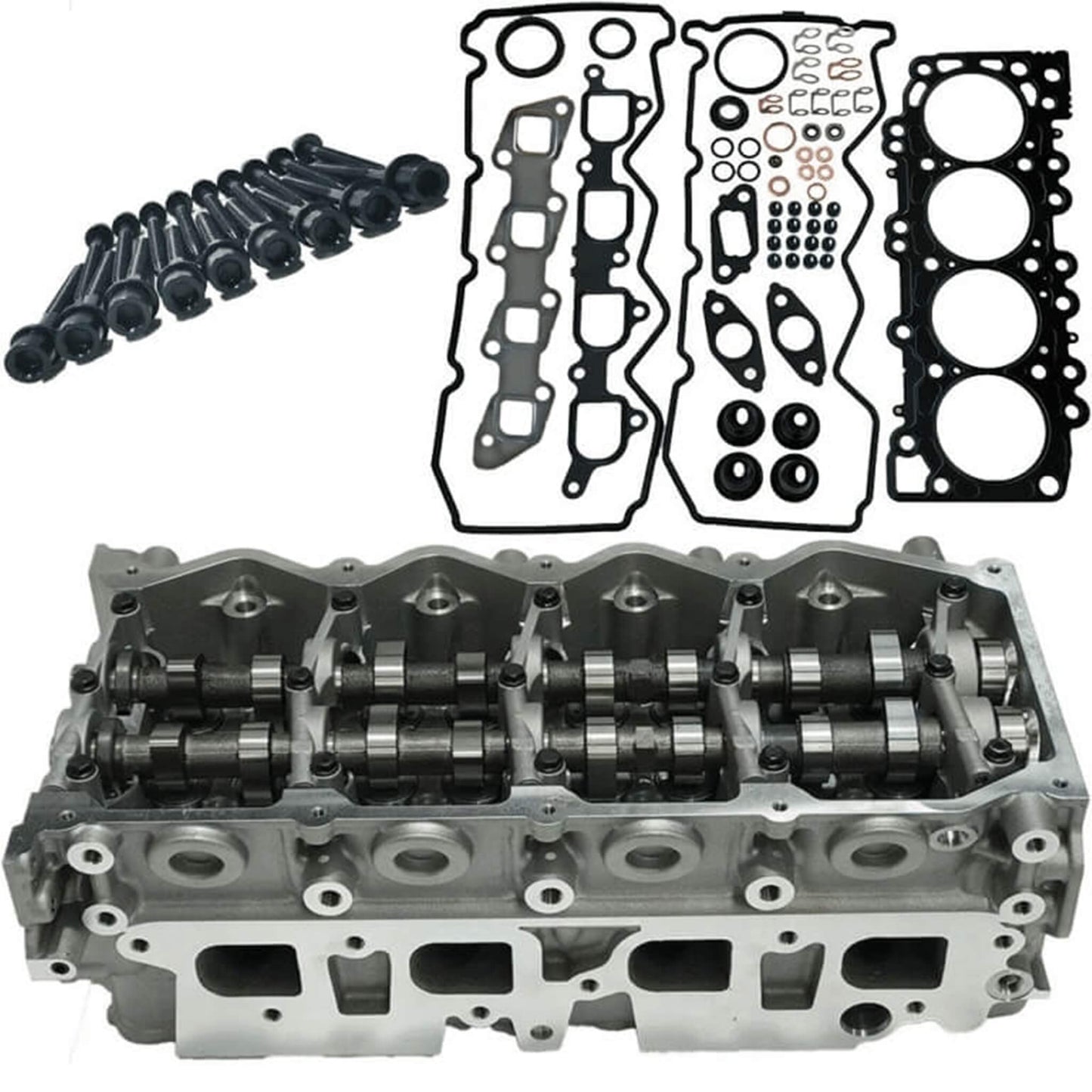 Navara YD25 Complete Cylinder Head Four Port With VRS Gasket Set