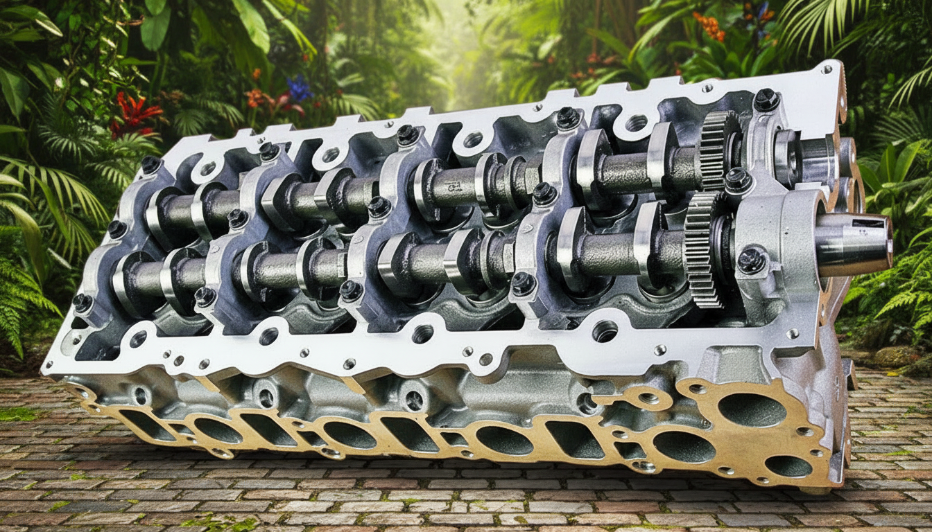 Toyota Hilux Prado 1KD-FTV Complete Cylinder Head Top View