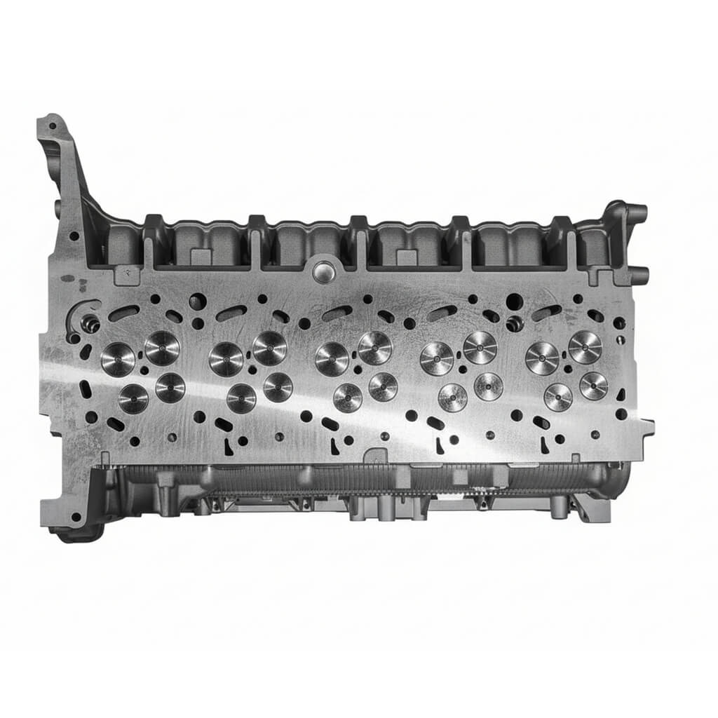 Ford Ranger Mazda P5AT Assembled Cylinder Head Valve View