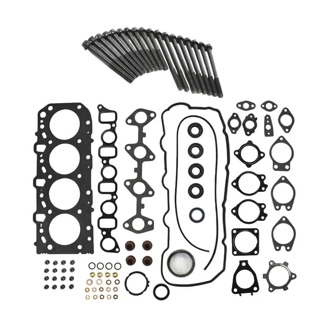Toyota 1KD-FTV Vrs head gasket set with head bolts
