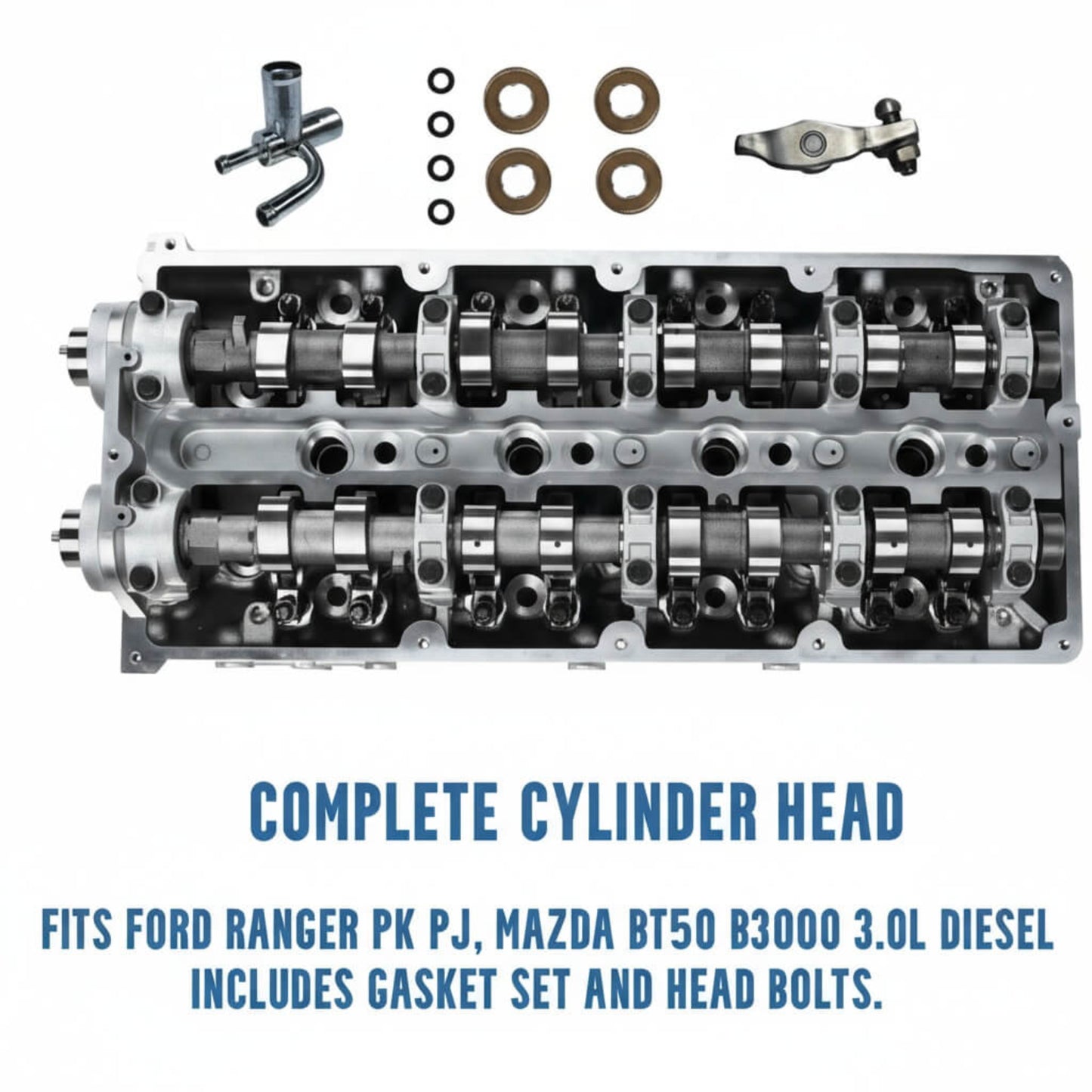 BT50 B2500 B3000 WEC WEAT Complete Cylinder Head  Viewing 