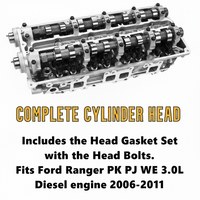 BT50 B2500 B3000 WEC WEAT Complete Cylinder Head - Top View