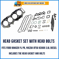 BT50 B2500 B3000 WE Head Gasket Kit with Head Bolts