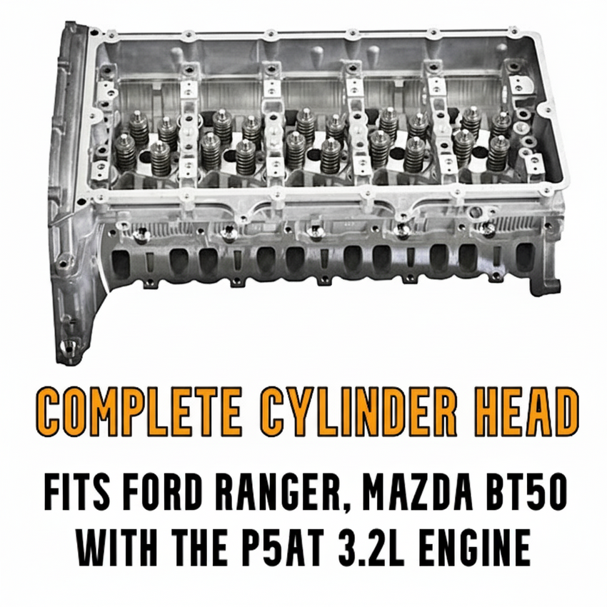 Ford Ranger PX  P5AT Assembled Cylinder Head With Text