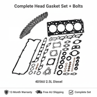 Mitsubishi Triton Challenger Head Gasket Set 4D56U + Bolts