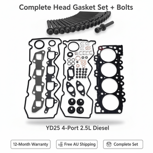 Nissan Navara Pathfinder Head Gasket Set YD25 4-Port + Bolts