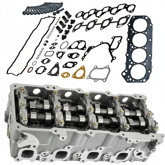 ZD30 non common rail cylinder head side view showing ports