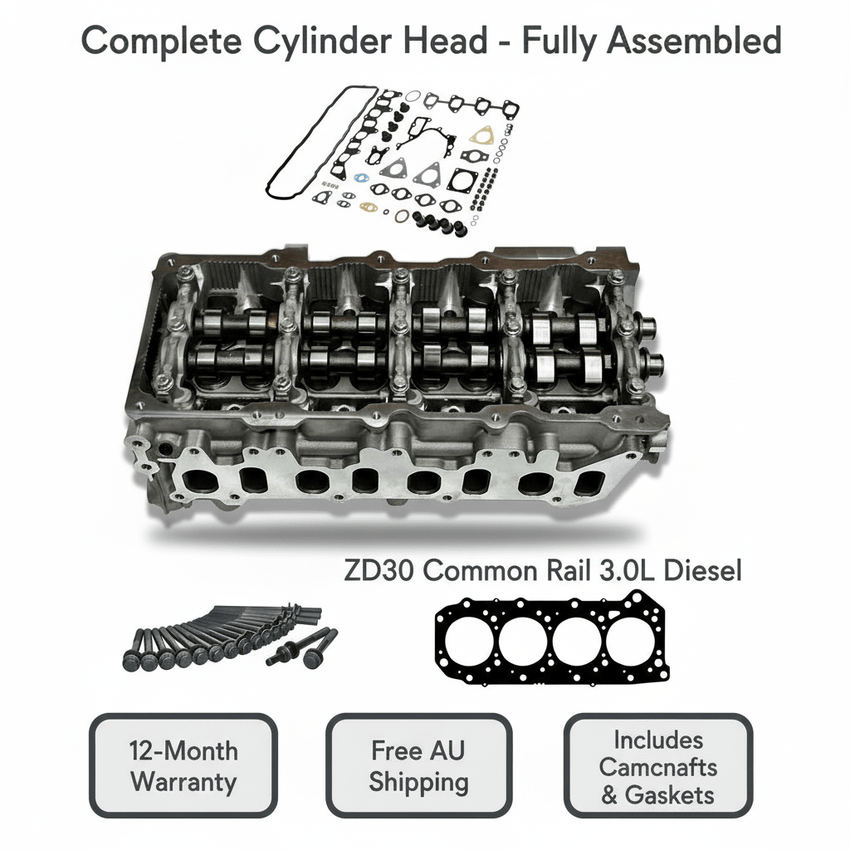 Enhanced ZD30 Common Rail Cylinder Head