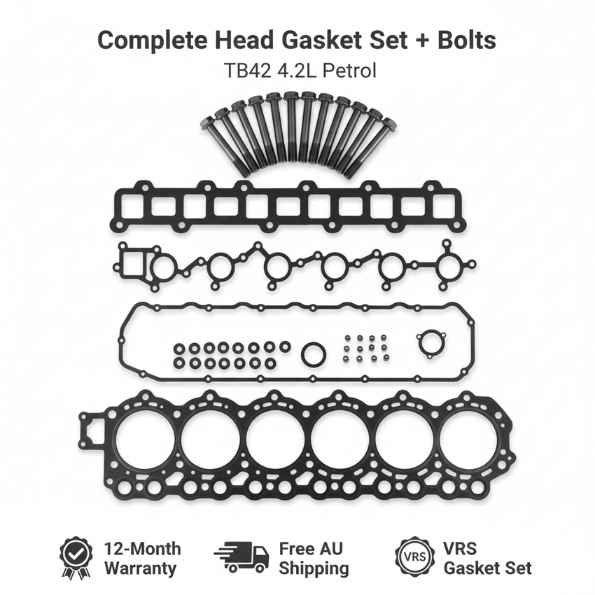 Enhanced TB42 Head Gasket Set with Bolts