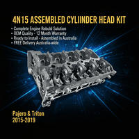 4N15 Assembled Cylinder Head Kit Banner - Blue and Gold