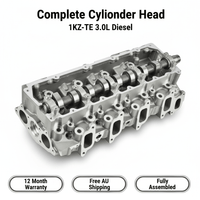 Enhanced Toyota 1KZ-TE Complete Cylinder Head