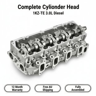 Enhanced Toyota 1KZ-TE Complete Cylinder Head