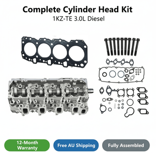 Toyota 1KZ-TE 3.0L Diesel Complete Cylinder Head