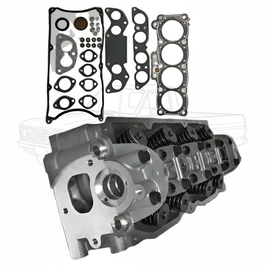 Ford Courier FE F2 F8 Cylinder Head with Fitted Valves Ready to Install