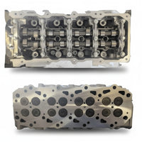 ZD30 assembled cylinder head with valves and camshafts installed