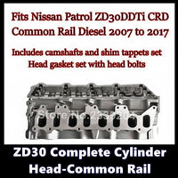 Patrol ZD30 Common Rail Complete Cylinder Head - New Cylinder Heads